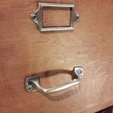 Former furniture of notary in oak 12 drawers 1930