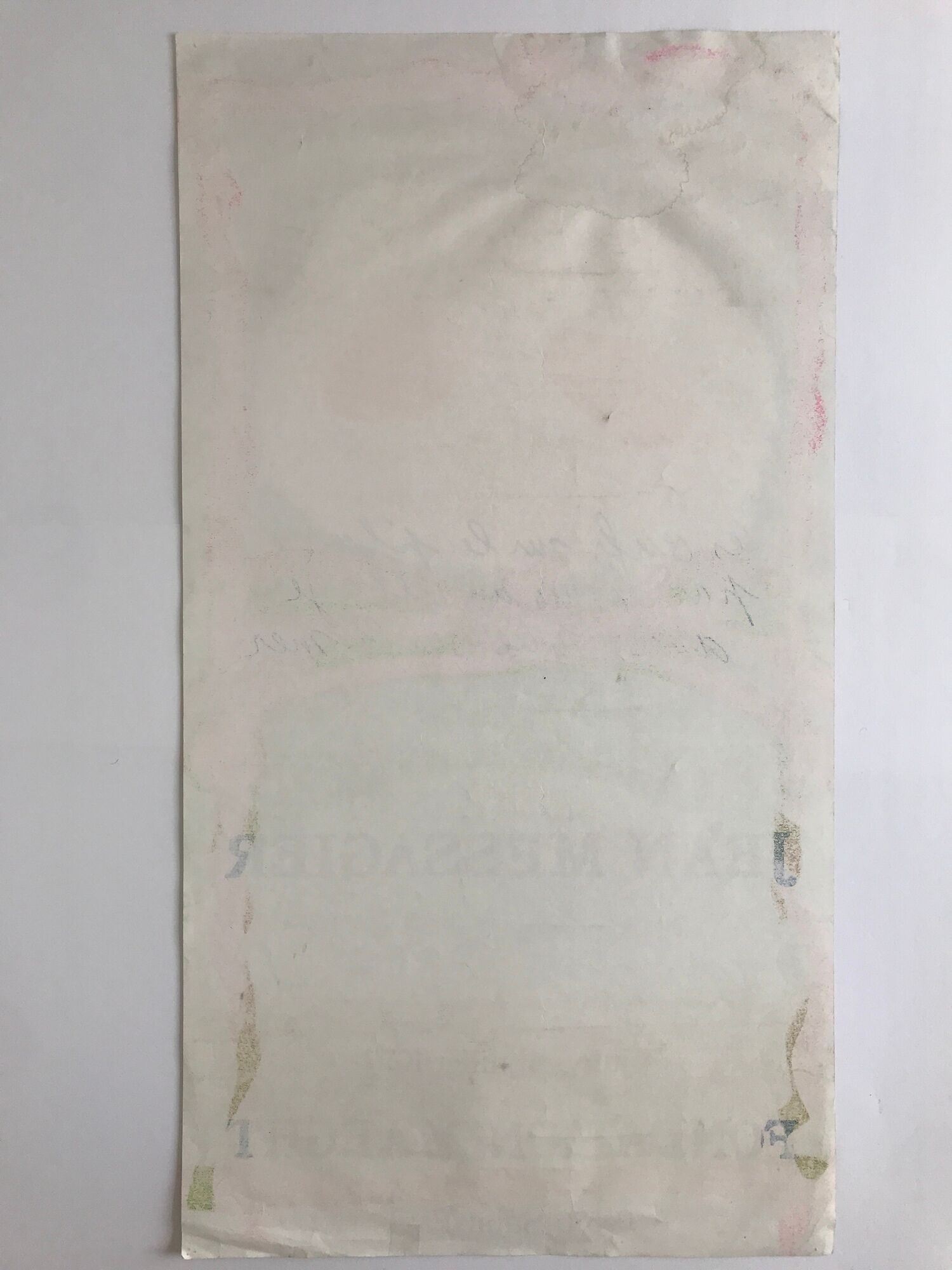 Original lithograph poster by Jean MESSAGIER, Fondation Maeght, 1977