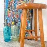 Pine tripod stool