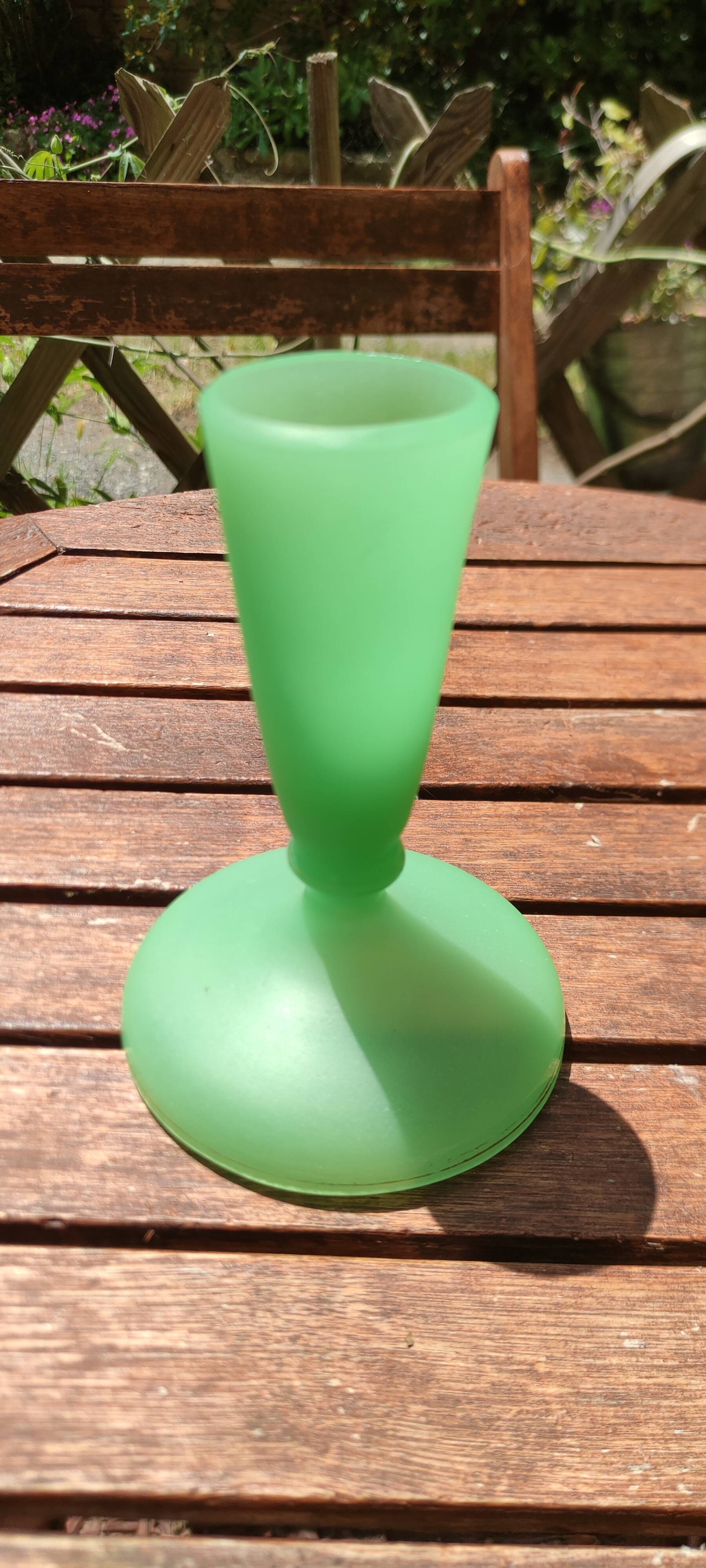 candle holder made of opaline crystal