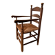 Vintage straw children's chair