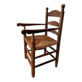 Vintage straw children's chair