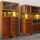 China buffets en Beech, 1950s, Set of 2