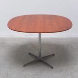 Teak 'Super-Circular' table by Piet Hein & Bruno Mathsson for Fritz Hansen, 1974