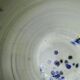 Large hand-turned stoneware salad bowl, signed, vintage from the 80s to 2000s.