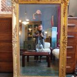 Golden mirror 144x90cm