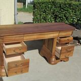 Minister in solid walnut desk