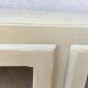 Top buffet glass doors 50s patinated almond green