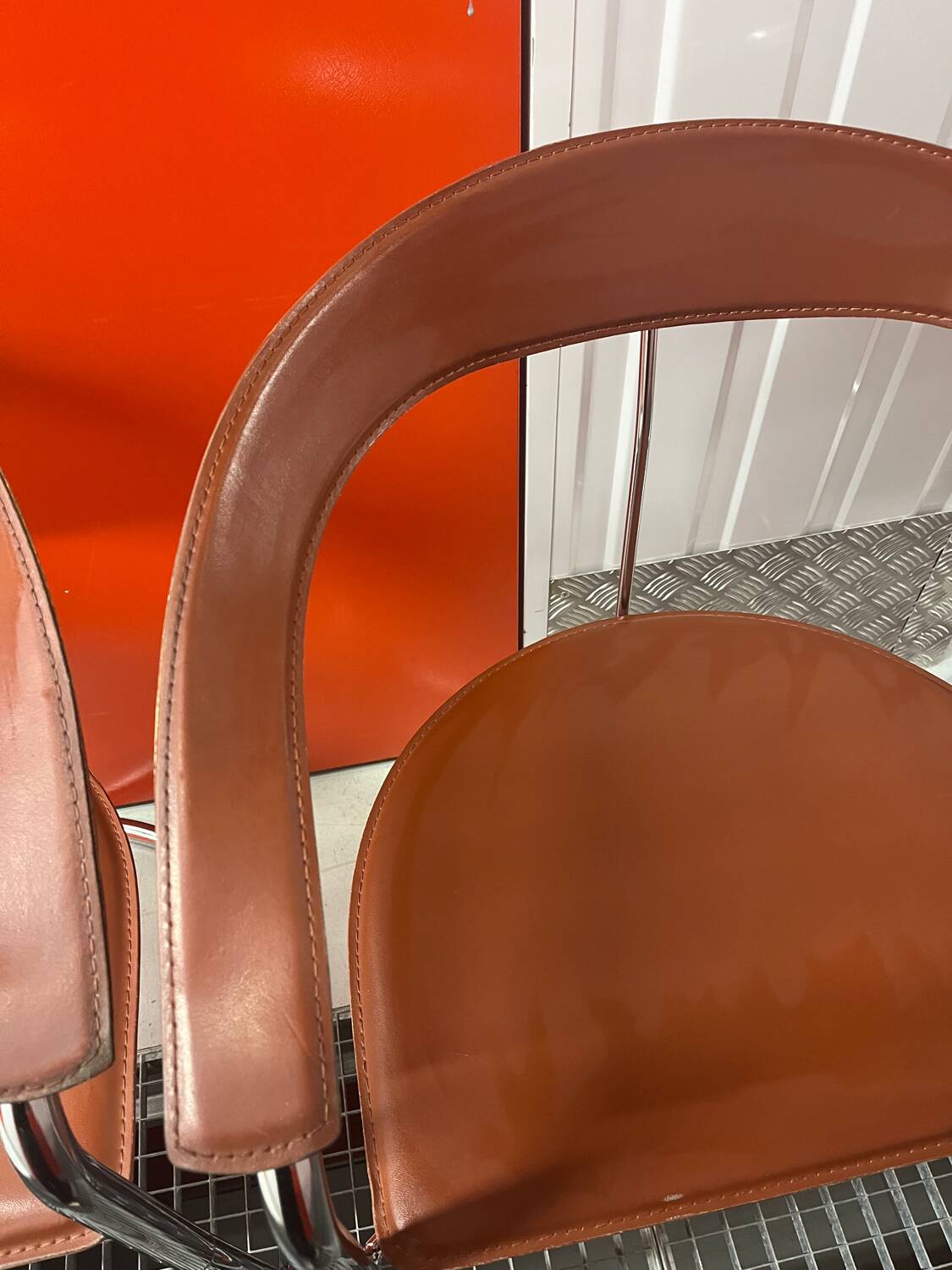 Rare set of 4 “Canasta” chairs by Arrben