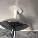 Chrome metal UFO or mushroom lamp