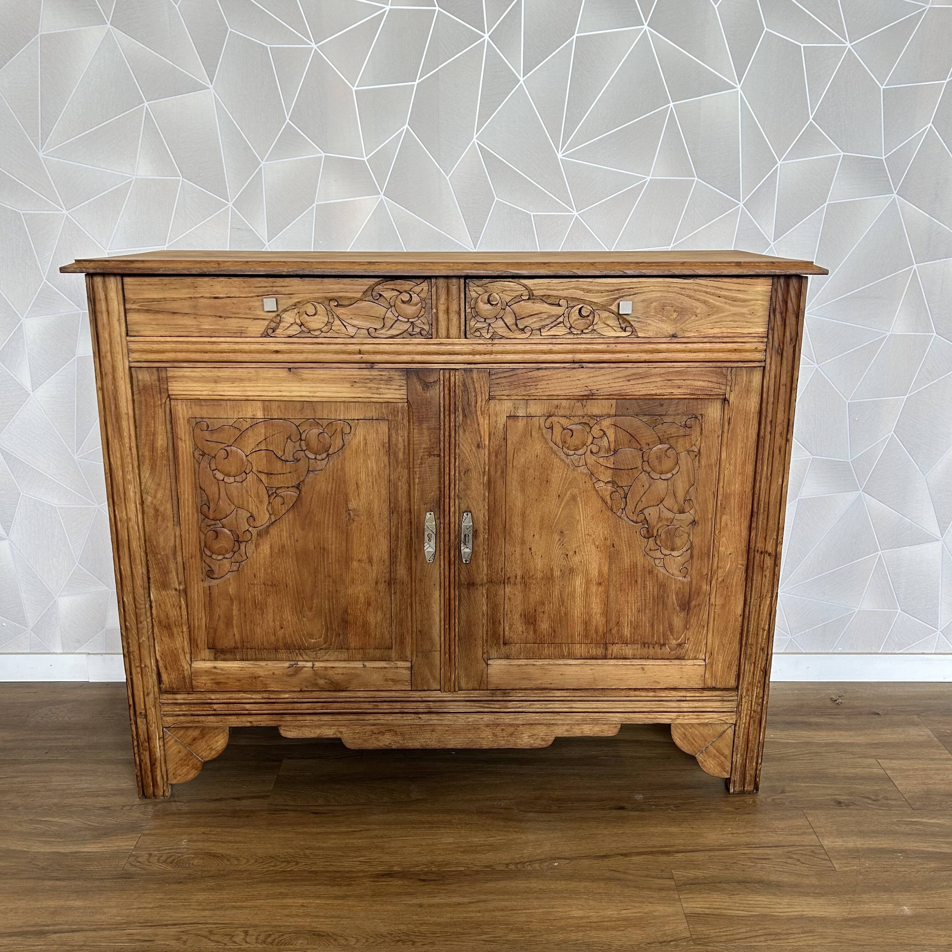 Parisian art nouveau stripped buffet
