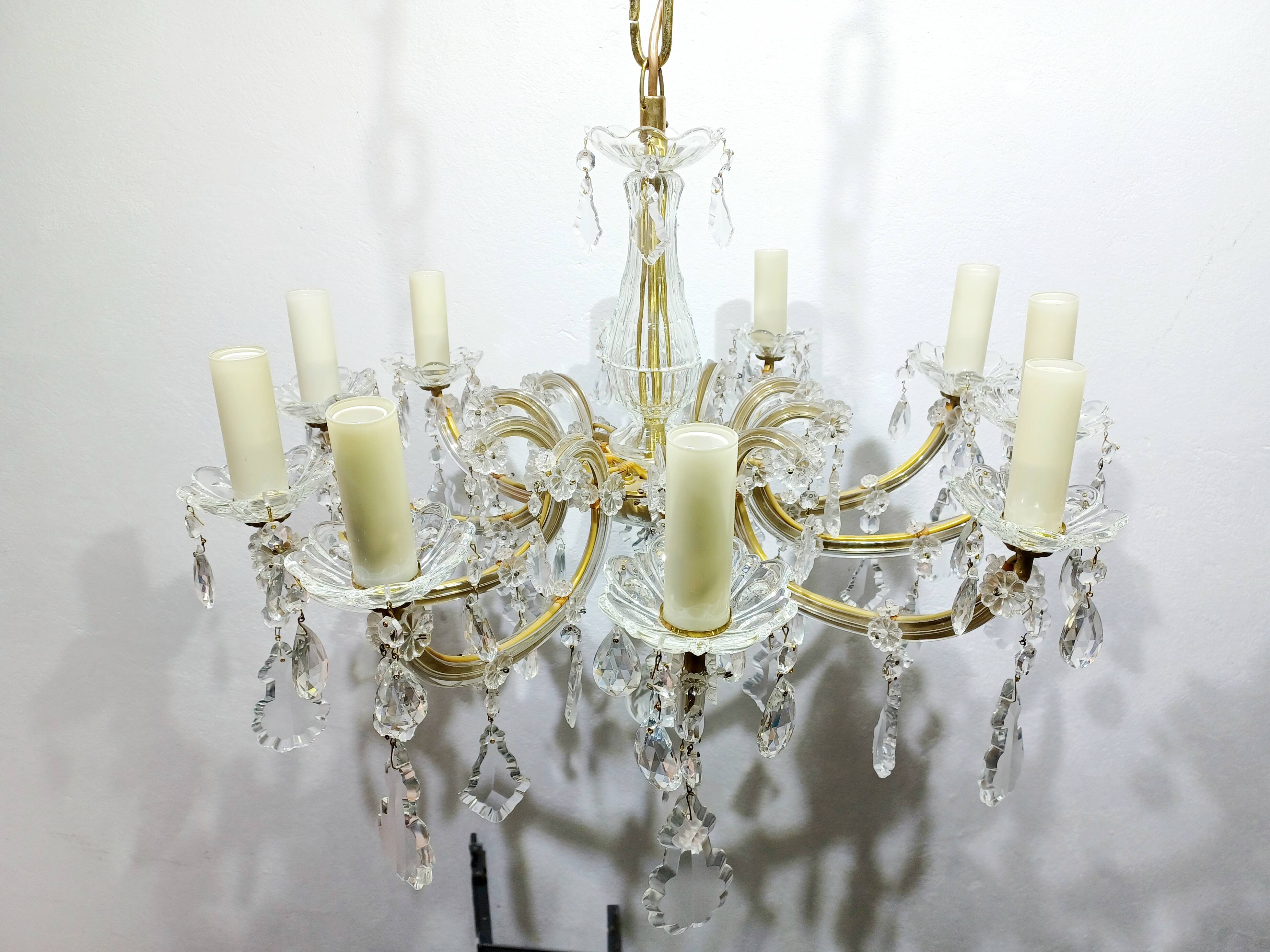 Marie Thérèse Crystal Chandelier 10 Lights