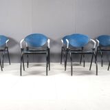 Post modern dining chairs, 1990s