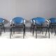 Chaises de salle à manger post-modernes, années 1990