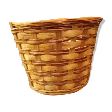 Cache pot/ corbeille  en osier tressé