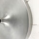 Space age aluminum wall lamp by Staff Leuchten, flush light, 1960-70s