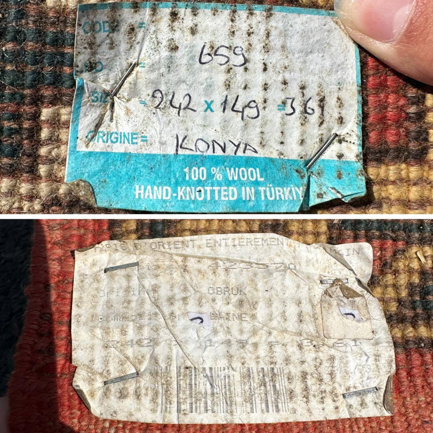 Handmade Persian rug