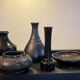 Série de 5 vases vintage