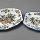 Keller and Guerin: Set of two polychrome earthenware dishes – 19th century