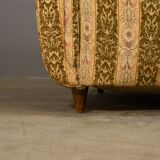 Three-seater sofa and armchair, 50s, set of 2