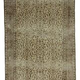 Turkish Anatolian Handmade Vintage Area Rug 201 cm x 114 cm