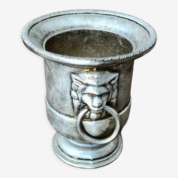 Silver-plated tumbler