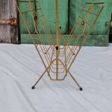 Vintage vinyl magazine rack