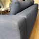 Contemporary Zanotta sofa in blue fabric