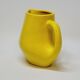 Vintage Bresse PL Poet Laval Yellow Ceramic Pitcher