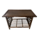 Table basse en rotin, années 70