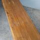 Solid wood bench patinated 140cm