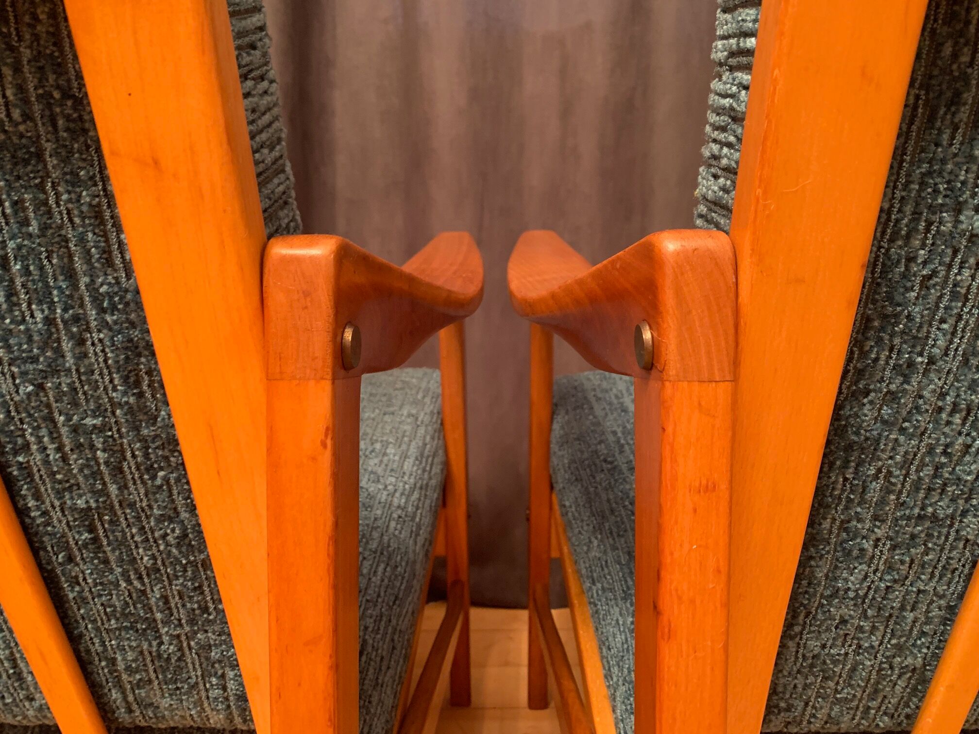 A pair of Wilhelm Knoll, Knoll Antimott armchairs, 1960s.