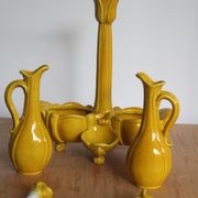 Servant oil and vinegar in earthenware Bassano Italy