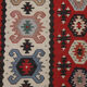 Vintage Turkish Sarkoy, 1960s Handmade Flat Woven Wool Area Rug- 98x181cm