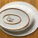 Large oval ceramic dish from Vallauris signed RP Picault, 42 cm, in perfect condition.