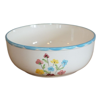 Salad bowl 50s Salins model Jocelyne - flowers