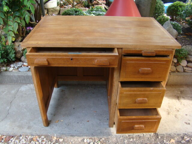 Desk of administration schoolmaster vintage 50/60