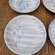 Set of 6 deep plates Niderviller Model Kitten