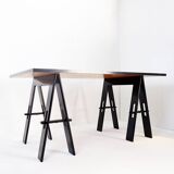 Wooden table by De Pas, D'Urbino, Lomazzi, Acerbis production, 1960s