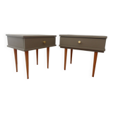 Pair of vintage bedside tables