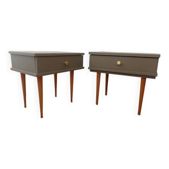 Pair of vintage bedside tables