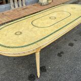 Venetian table in Louis XVI style in lacquered wood circa 1880