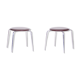 Paire de tabourets Bauhaus des années 1960