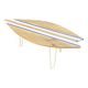 Surf coffee table | hairpin feet