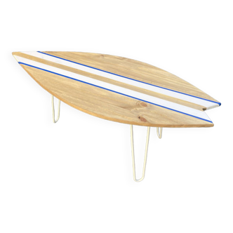 Surf coffee table | hairpin feet