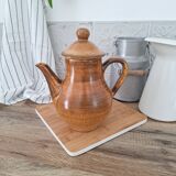 Vintage stoneware teapot / coffee pot