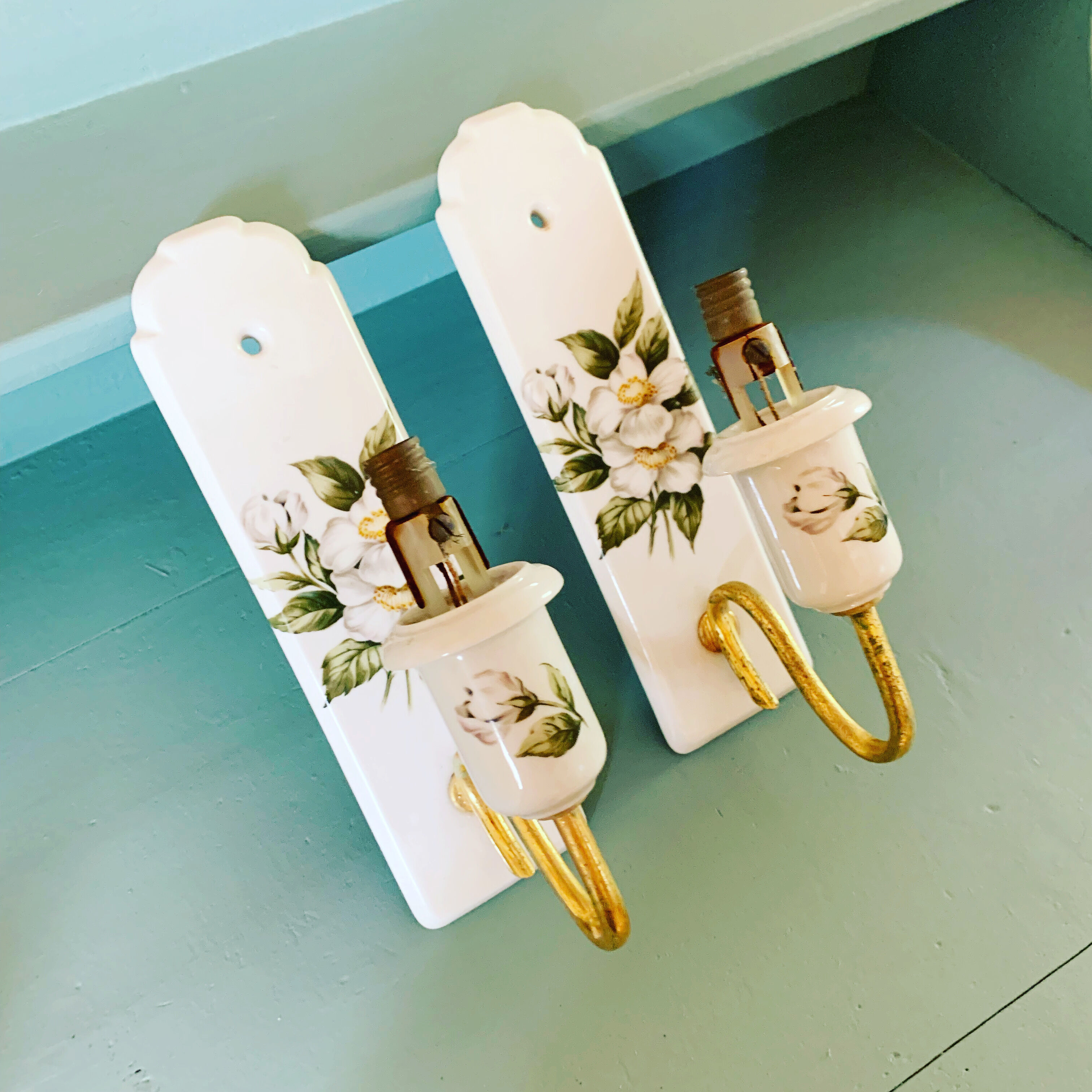 Pair of vintage sconces