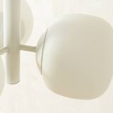 Ceiling lamp from the 1960s with three milk glass shades