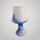 Vintage Murano Opaline Mushroom Lamp with Tinsel Diffuser? Blu Table