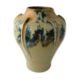 Vase Auguste Delaherch, numéroté 3526 en grés émaillé art deco